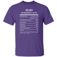 Nutrition Facts T-Shirt SS - Dad - White