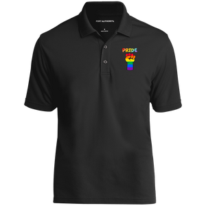 Rainbow Pride Fist Short Sleeve Polo