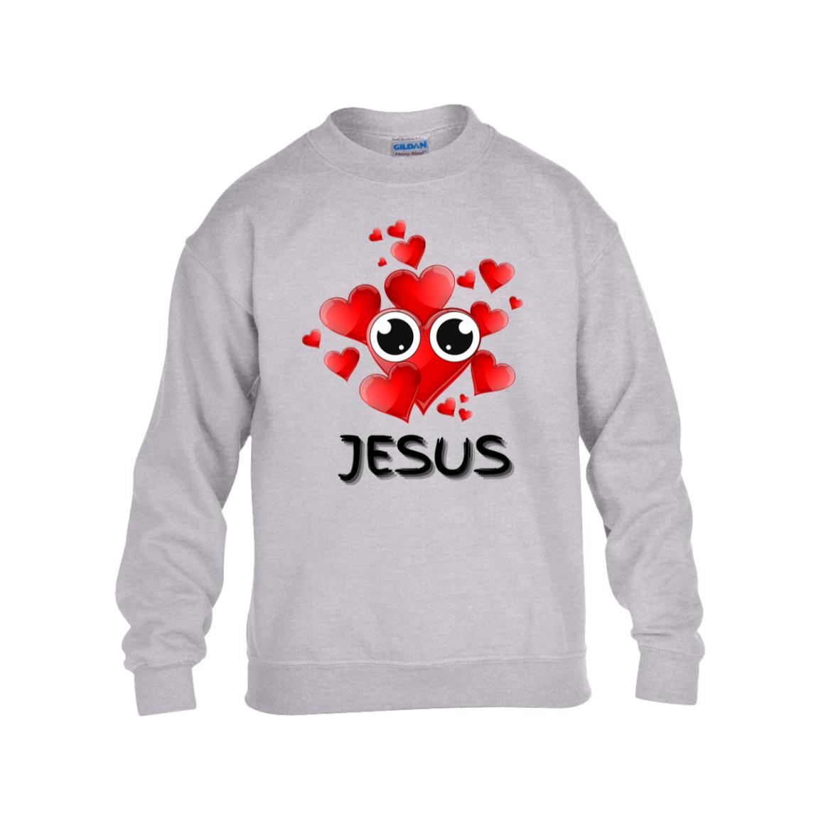 Eye Love Jesus Youth Crewneck