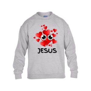 Eye Love Jesus Youth Crewneck