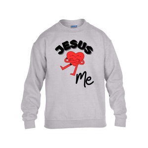 Jesus Loves Me Youth Crewneck