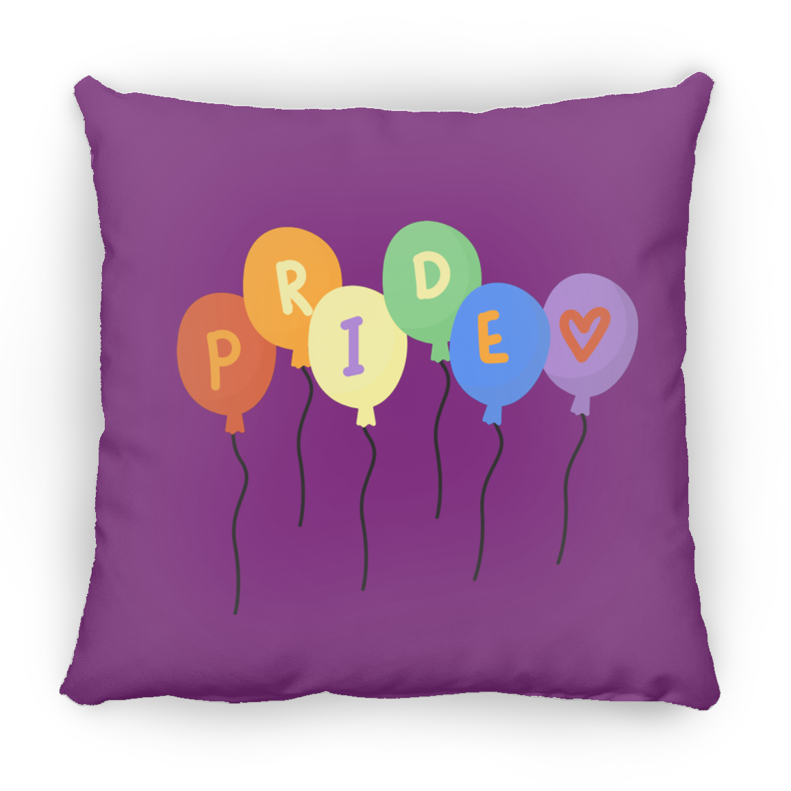 Pride Ballons Square Pillow