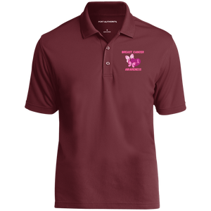 Breast Cancer Awareness Short Sleeve Polo