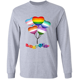 Pride Heart Balloons Long Sleeve Shirt