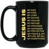 Jesus Is Christian Mug Gold