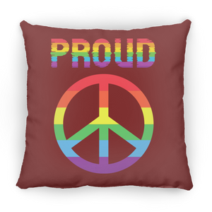 Proud Peace Square Pillow