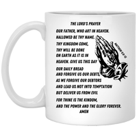 Lord's Prayer White Mug