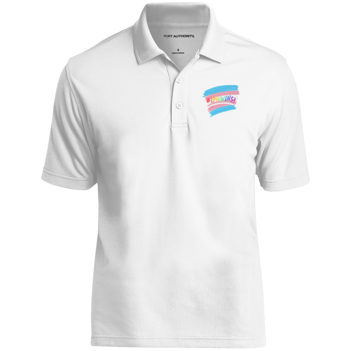 Transgender Love Wins Short Sleeve Polo