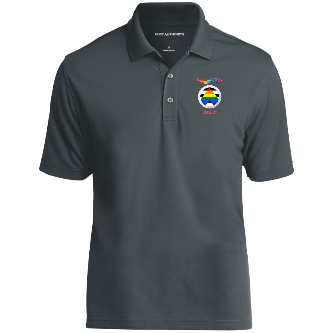 LGBTQIA+ Ally Short Sleeve Polo