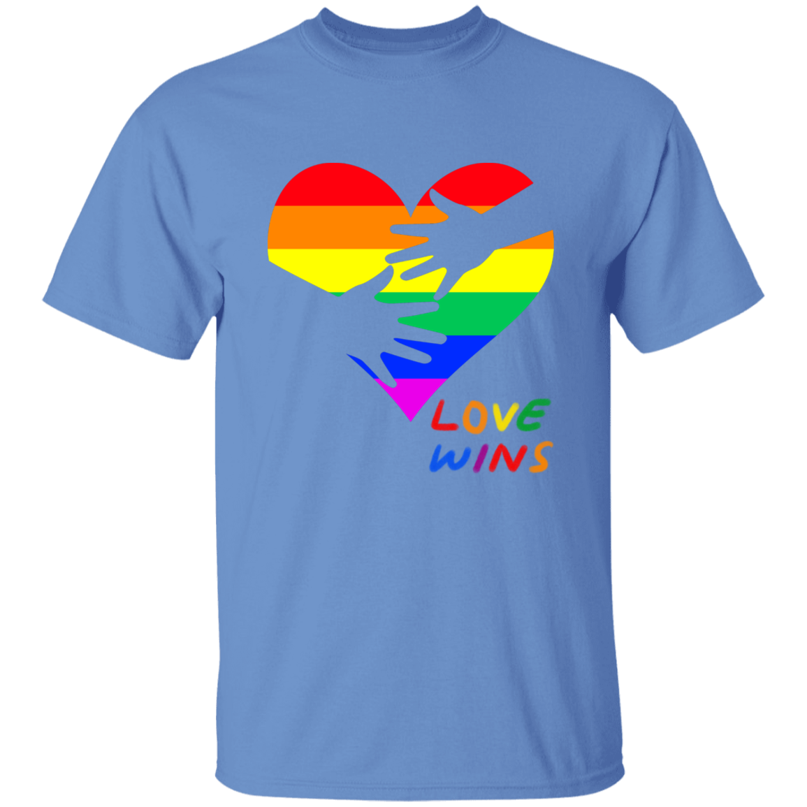 Love Wins Heart Short Sleeve Shirt