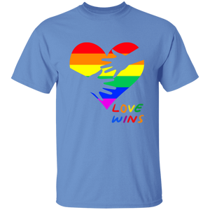 Love Wins Heart Short Sleeve Shirt