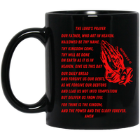 Lord's Prayer Mug Red