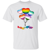 Pride Heart Balloons Short Sleeve Shirt