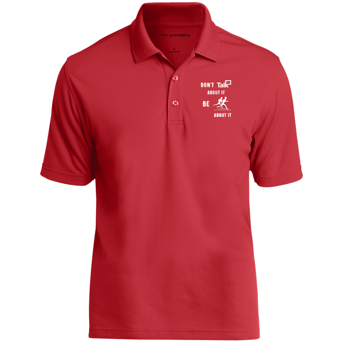 Don't Talk About It - Running Short Sleeve Polo