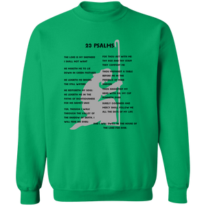 23 Psalms Crewneck Sweatshirt - Black