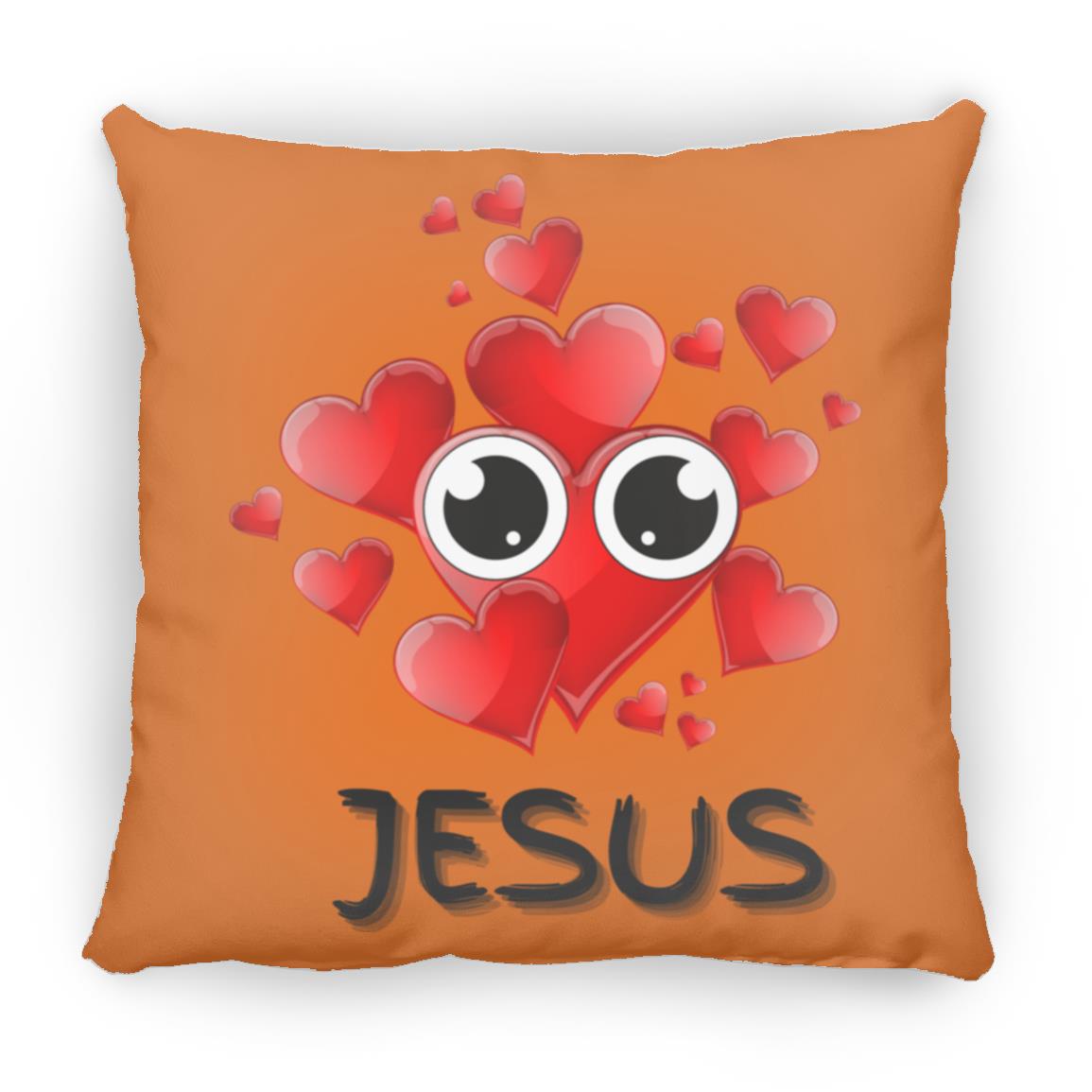 Eye Love Jesus Pillow