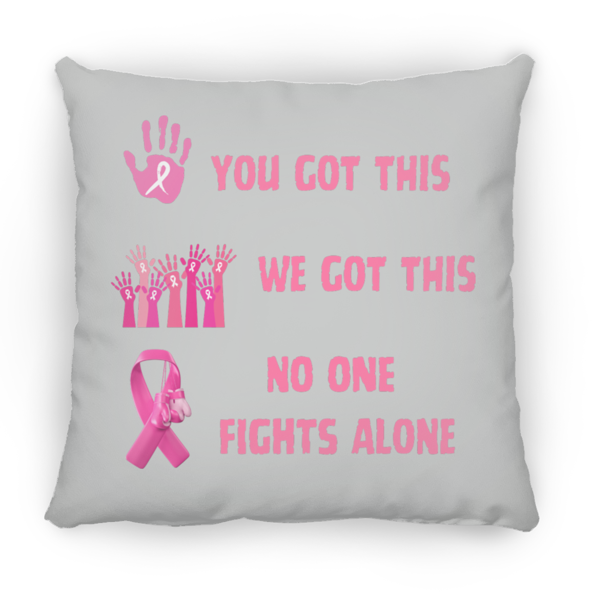 No One Fights Square Pillow