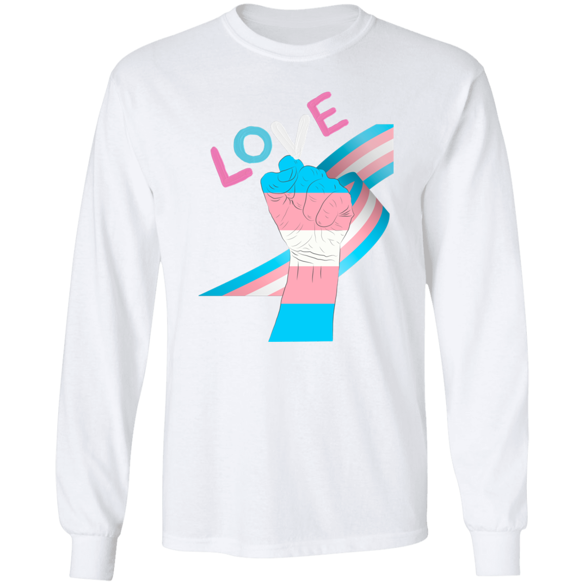 Trans Fist Long Sleeve Shirt