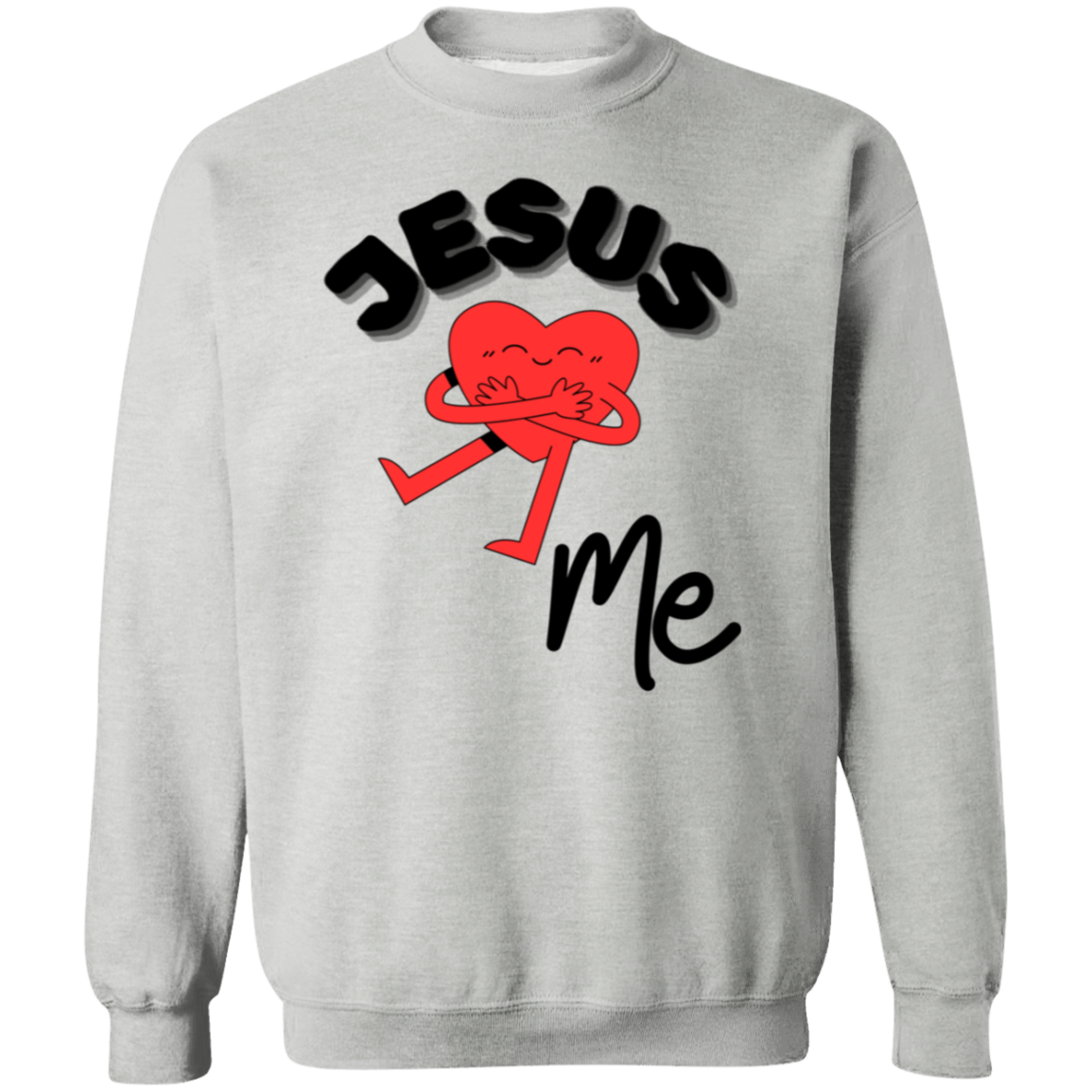 Jesus Loves Me Crewneck Pullover Sweatshirt