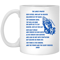 Lord's Prayer Mug Blue