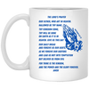 Lord's Prayer Mug Blue