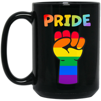 Rainbow Pride Fist Mug
