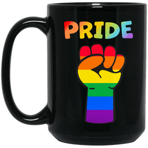 Rainbow Pride Fist Mug