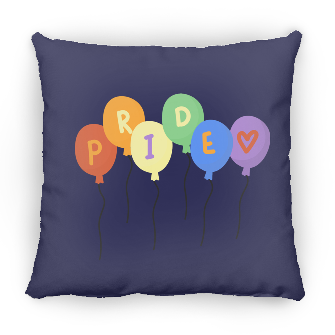 Pride Ballons Square Pillow