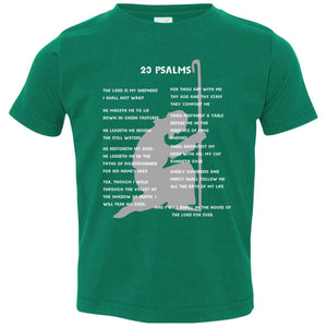 23 Psalms Toddler Short Sleeve - White