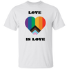 Heart Love is Love Short Sleeve Shirt