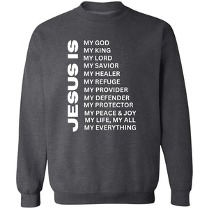 Jesus Is Crewneck Sweatshirt - White