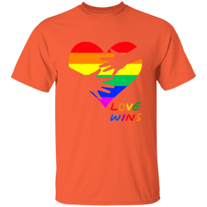 Love Wins Heart Short Sleeve Shirt