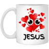 Eye Love Jesus White Mug
