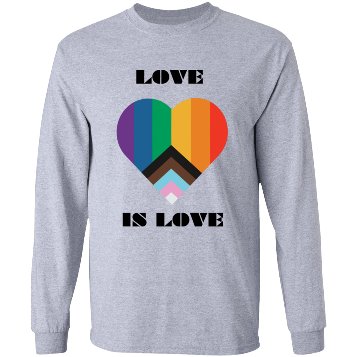 Heart Love is Love Long Sleeve Shirt