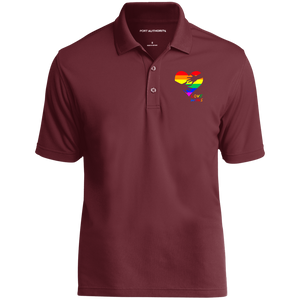 Love Wins Heart Short Sleeve Polo