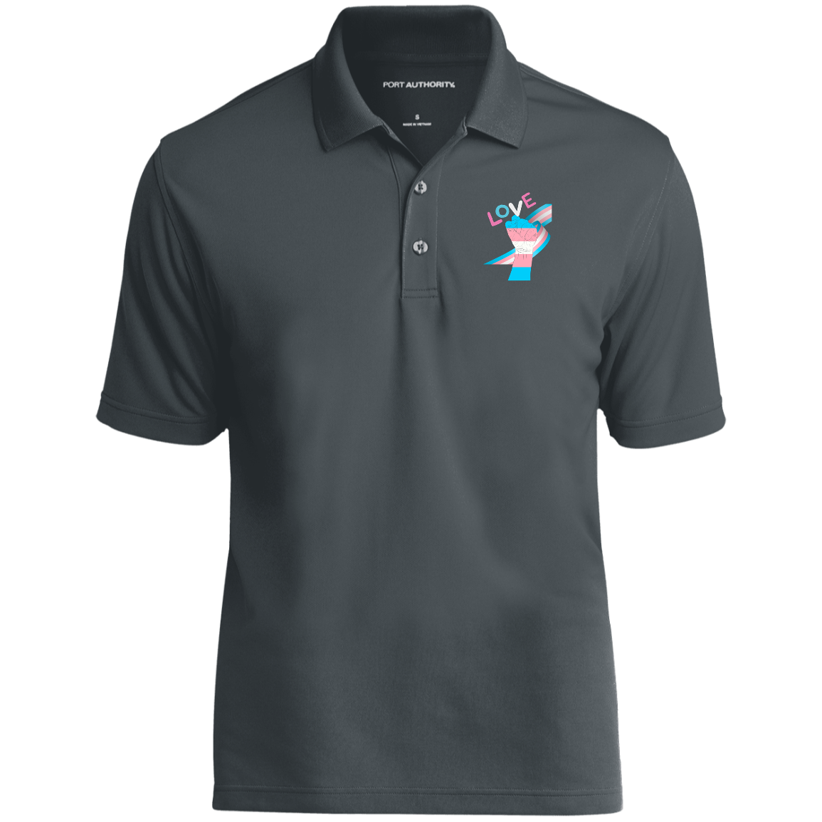 Trans Fist Short Sleeve Polo