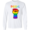 Rainbow Pride Fist Long Sleeve Shirt