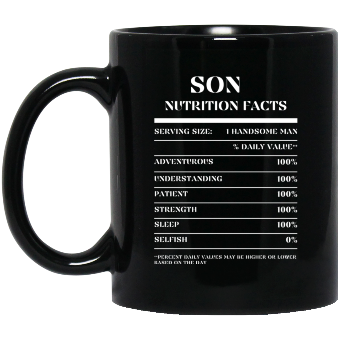 Nutrition Facts Mug - Son