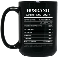Nutrition Facts Mug - Husband