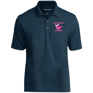 Breast Cancer Awareness Short Sleeve Polo