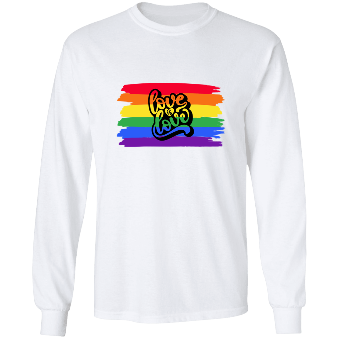 Love is Love Paint Long Sleeve Shirt