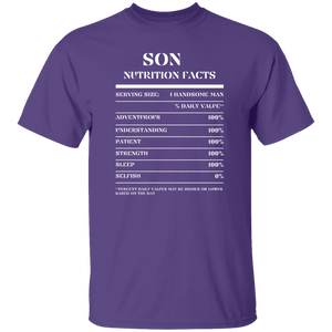 Nutrition Facts T-Shirt SS - Son - White