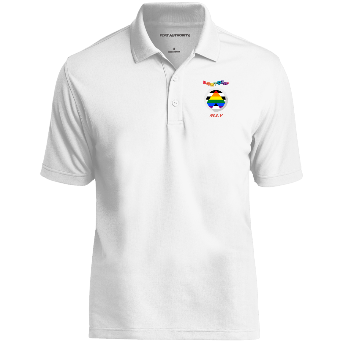 LGBTQIA+ Ally Short Sleeve Polo