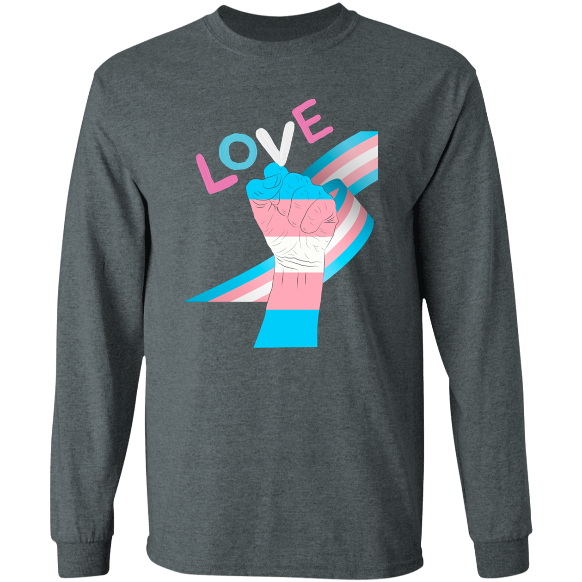 Trans Fist Long Sleeve Shirt