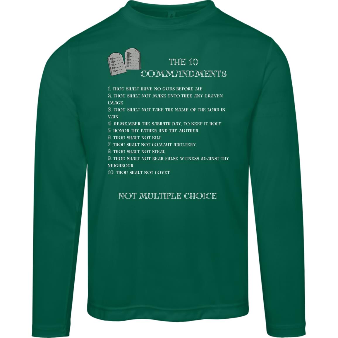 The 10 Commandments Long Sleeve - White