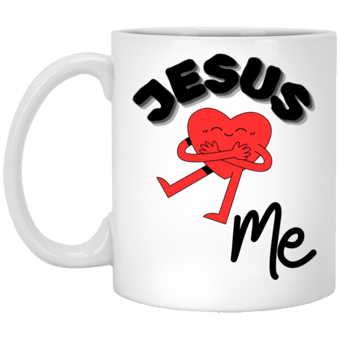 Jesus Loves Me White Mug