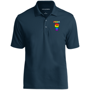 Rainbow Pride Fist Short Sleeve Polo