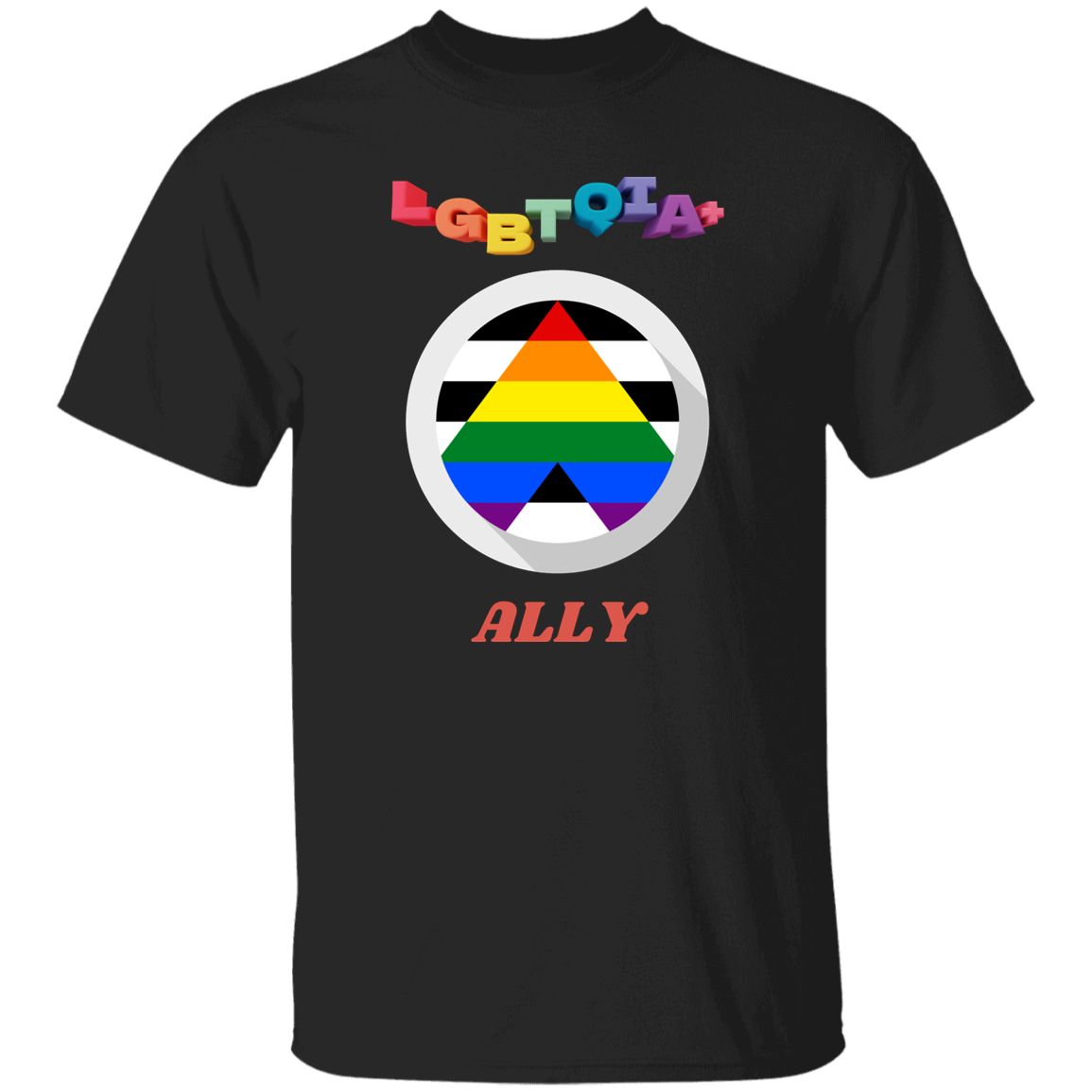 LGBTQIA+ ALLY Short Sleeve Shirt