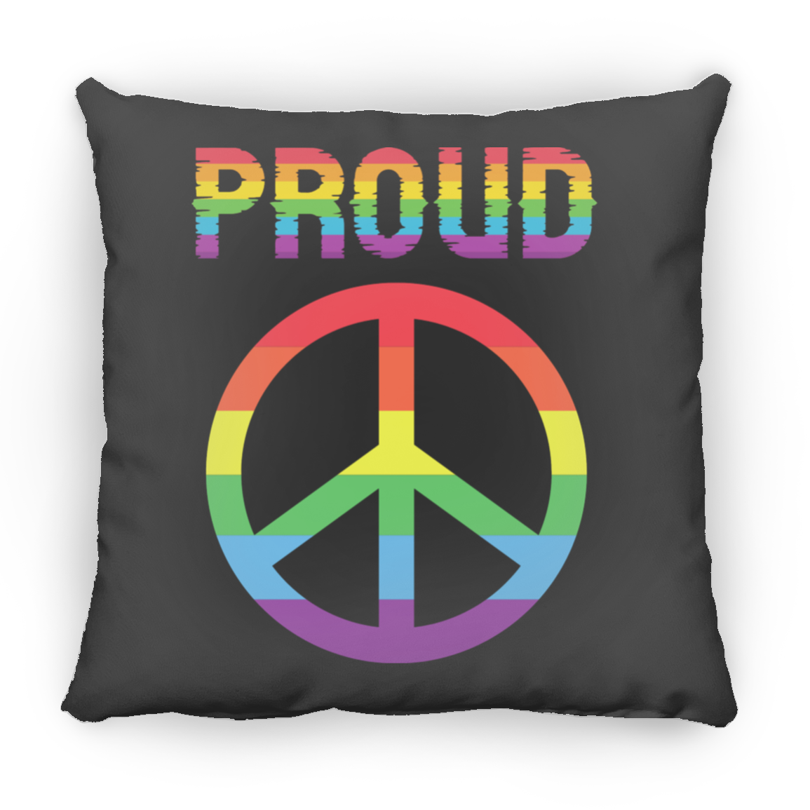 Proud Peace Square Pillow