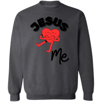 Jesus Loves Me Crewneck Pullover Sweatshirt